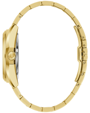 Load image into Gallery viewer, Gold watch in profile with a white background
