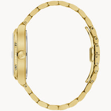 Load image into Gallery viewer, Gold watch with a detailed band on a white background
