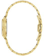 Load image into Gallery viewer, Gold toned watch in profile with a white background

