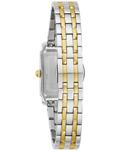 Load image into Gallery viewer, Two-tone silver and gold watch on a white background from the back
