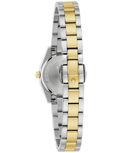 Load image into Gallery viewer, Two-tone silver and gold watch from the back on a white background
