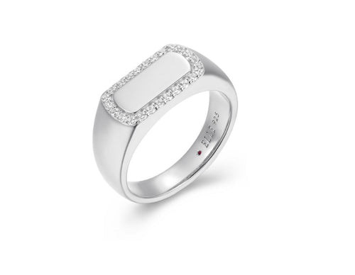 Allure CZ Signet Ring Fifth Avenue Jewellers