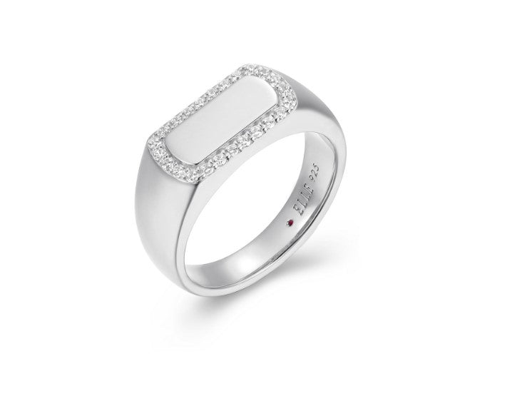 Allure CZ Signet Ring Fifth Avenue Jewellers