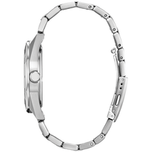 Load image into Gallery viewer, Silver watch strap on a white background
