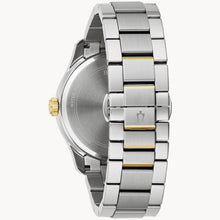 Load image into Gallery viewer, Silver and gold watch on a white background
