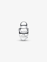 Load image into Gallery viewer, Silver charm with &#39;Hold Me Close&#39; text on a white background
