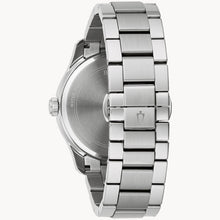 Load image into Gallery viewer, Silver watch with a metal bracelet on a white background
