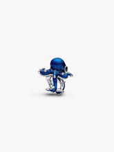 Load image into Gallery viewer, Blue octopus charm on a white background
