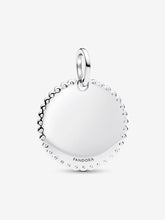 Load image into Gallery viewer, Silver pendant with &#39;Pandora&#39; branding on a white background
