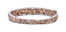 Load image into Gallery viewer, Rose gold bracelet with intricate design on a white background
