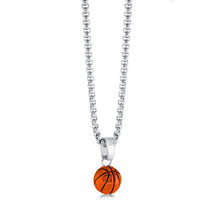 Load image into Gallery viewer, Basketball Pendant Necklace Fifth Avenue Jewellers Kamloops BC
