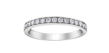 Load image into Gallery viewer, Bead Set White Gold Anniversary Ring .25ct 
