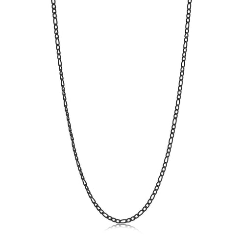 Black Ion Plated Stainless Ste Figaro Chain Fifth Avenue Jewellers Kamloops BC