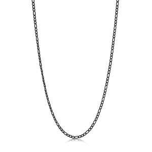 Black Ion Plated Stainless Ste Figaro Chain Fifth Avenue Jewellers Kamloops BC