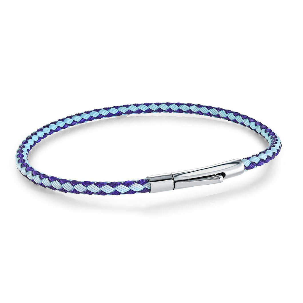 Blue Steel Cable Bracelet Fifth Avenue Jewellers Kamloops BC