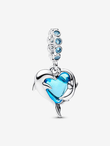 Pandora Blue Murano Glass Dolphin Charm Fifth Avenue Jewellers Kamloops BC