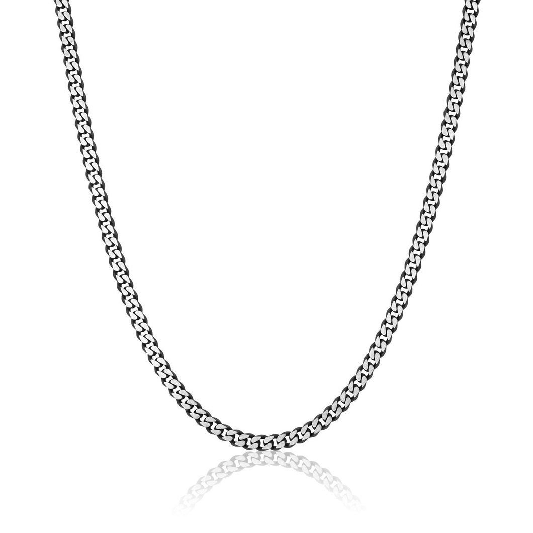 Brushed and Diamond Cut Cuban Chain Fifth Avenue Jewellers Kamloops BC
