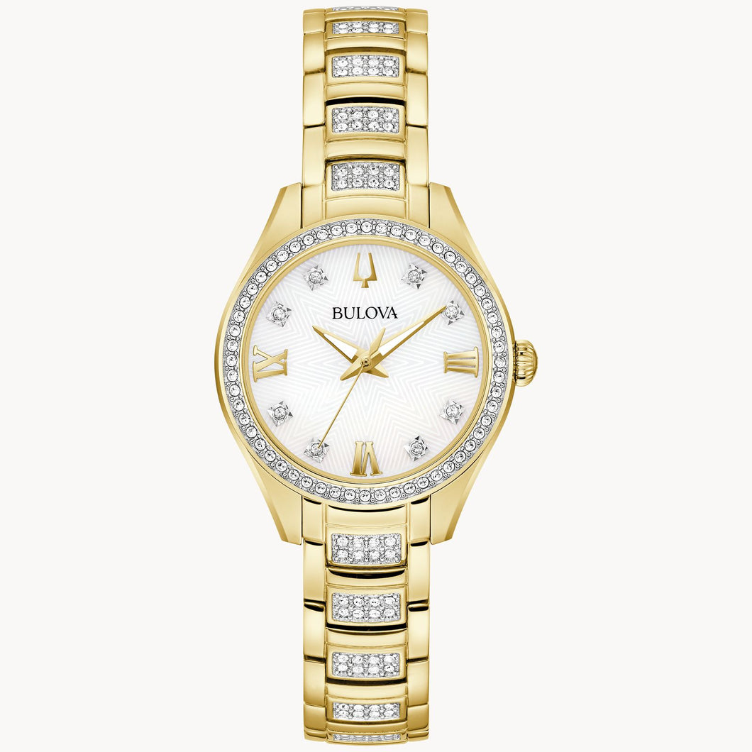 Bulova Womens Crystal Watch Fifth Avenue Jewellers Kamloops BC