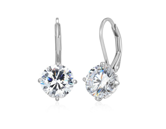 CZ Drop Earrings