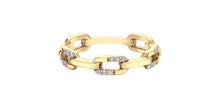 Load image into Gallery viewer, Chain Link Diamond Accented Stacker Band Fifth Avenue Jewellers
