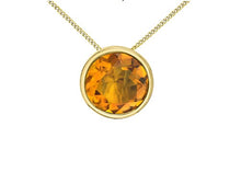 Load image into Gallery viewer, Citrine Slider Necklace Fifth Avenue Jewellers

