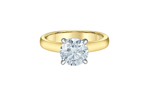 Classic Diamond Solitaire Ring Fifth Avenue Jewellers Kamloops BC