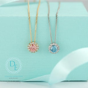 Necklaces displayed next to each other