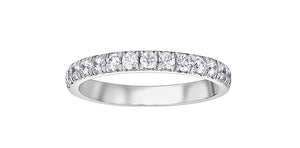 Diamond ring with a white background