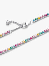 Load image into Gallery viewer, Multicolored gemstone bracelet on a white background
