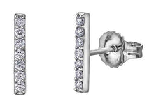 Load image into Gallery viewer, Diamond Bar Stud Earrings Fifth Avenue Jewellers
