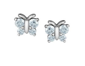 Diamond Butterfly Stud Earrings Fifth Avenue Jewellers
