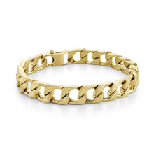 Load image into Gallery viewer, Gold chain bracelet on a white background

