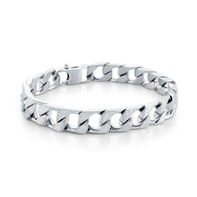 Load image into Gallery viewer, Diamond Cut Flat Curb Link Bracelet Fifth Avenue Jewellers Kamloops BC
