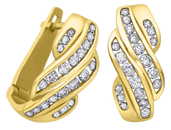 Diamond Wave Huggies Fifth Avenue Jewellers