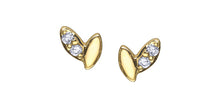 Load image into Gallery viewer, Diamond Wheat Grain Stud Earrings Fifth Avenue Jewellers
