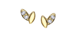 Diamond Wheat Grain Stud Earrings Fifth Avenue Jewellers