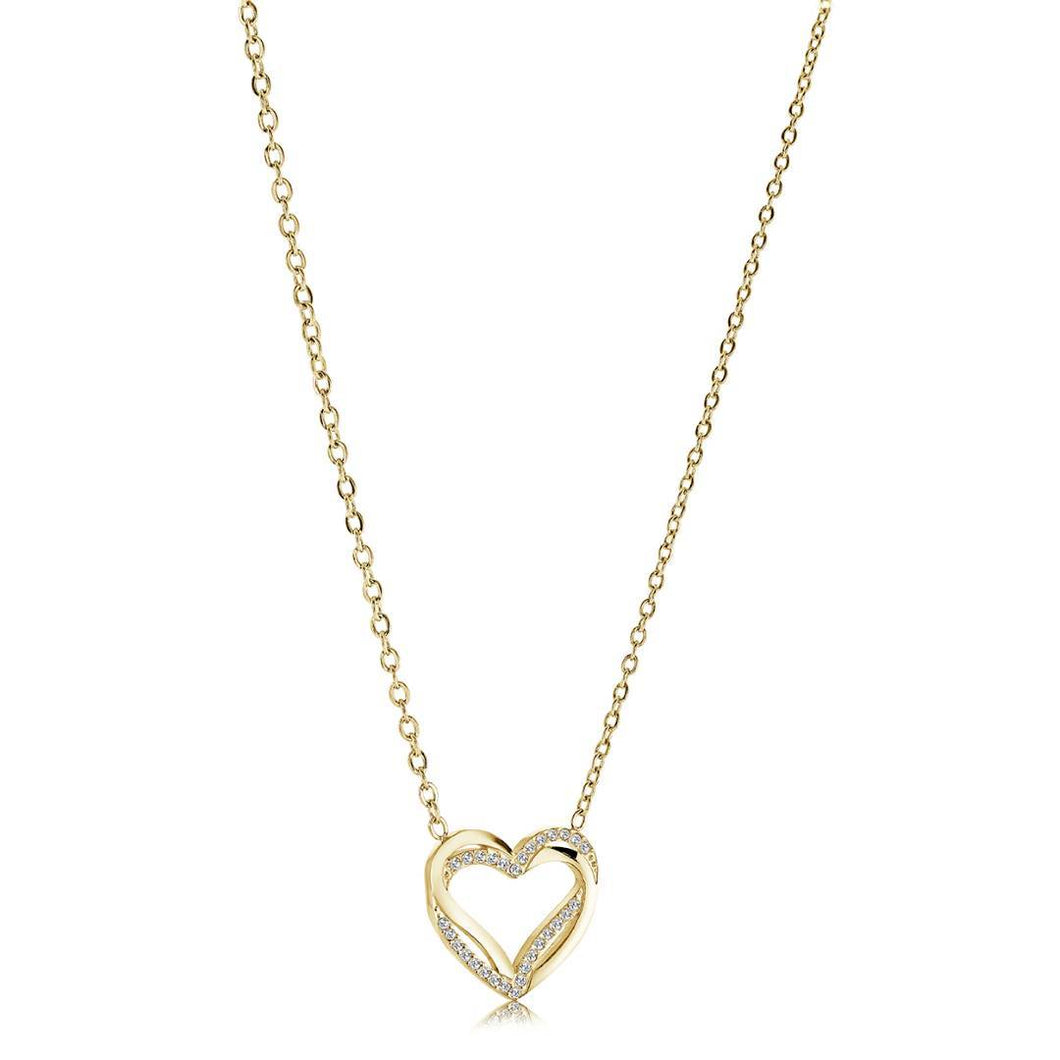 Double Heart Station Necklace Fifth Avenue Jewellers Kamloops BC