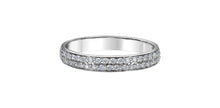 Load image into Gallery viewer, Double Row of Diamonds Band White Gold .30ct Fifth Avenue Jewellers

