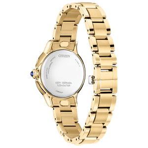 Gold Citizen watch on a white background