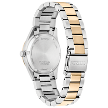 Load image into Gallery viewer, Two-tone silver and gold watch with Citizen branding on a white background
