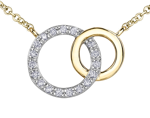 Entwined Circle Necklace Fifth Avenue Jewellers