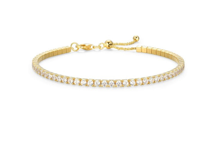 Fashion Tennis Bracelet Gold Plated Fifth Avenue Jewellers