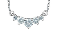 Load image into Gallery viewer, Five Stone Diamond Necklace Fifth Avenue Jewellers
