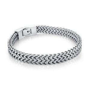 Flat Franco Link Bracelet Fifth Avenue Jewellers Kamloops BC