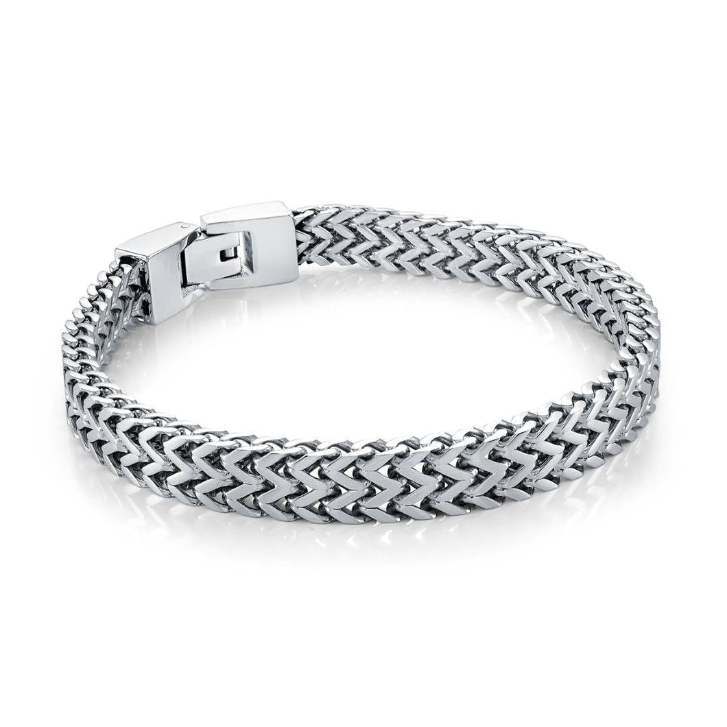 Flat Franco Link Bracelet Fifth Avenue Jewellers Kamloops BC
