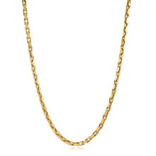 Load image into Gallery viewer, Gold chain necklace on a white background
