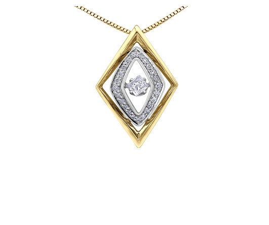 Geometric Diamond Pulse Pendant Fifth Avenue Jewellers