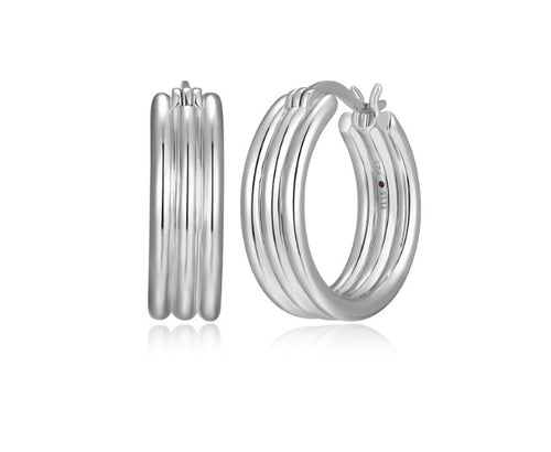 Goddess Three Row Hoop Earrings Fifth Avenue Jewellers
