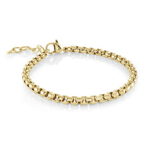 Load image into Gallery viewer, Gold chain bracelet on a white background
