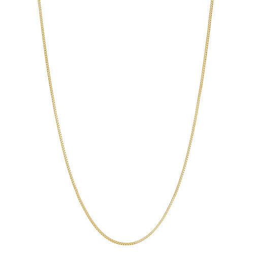 Gold Ion-Plated Stainless Steel Box Chain Fifth Avenue Jewellers Kamloops BC